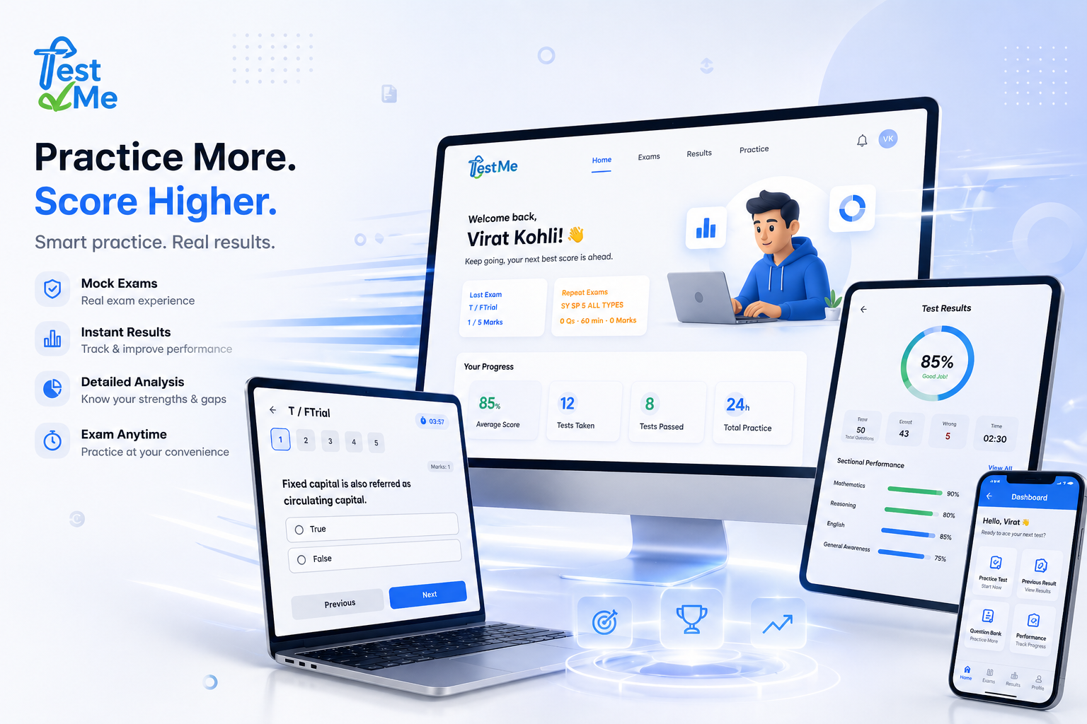 TestMe: Online Exam Management Platform for Schools | VM Core